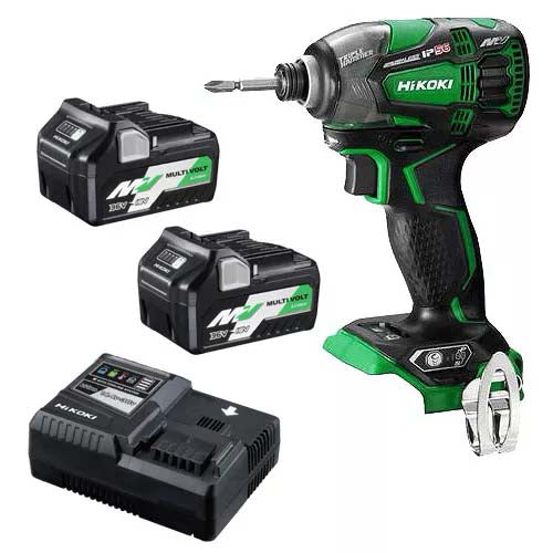 HiKOKI 36V Impact Driver MultiVolt Battery Kit WH36DB HRZ Omer