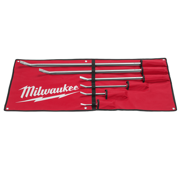 Milwaukee 6pc Pry Bar Set In Roll 48229116