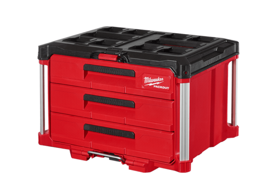 Milwaukee PACKOUT 3 Drawer Tool Box - (48228443)