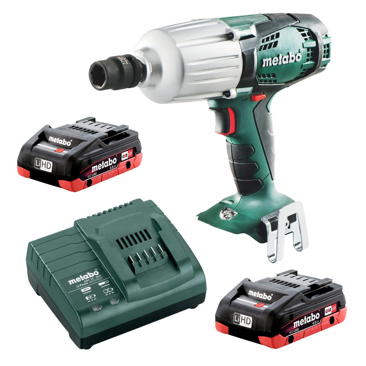 Metabo 18V 1/2" Impact Wrench 600Nm 4.0Ah LiHD Kit SSW AU60219840