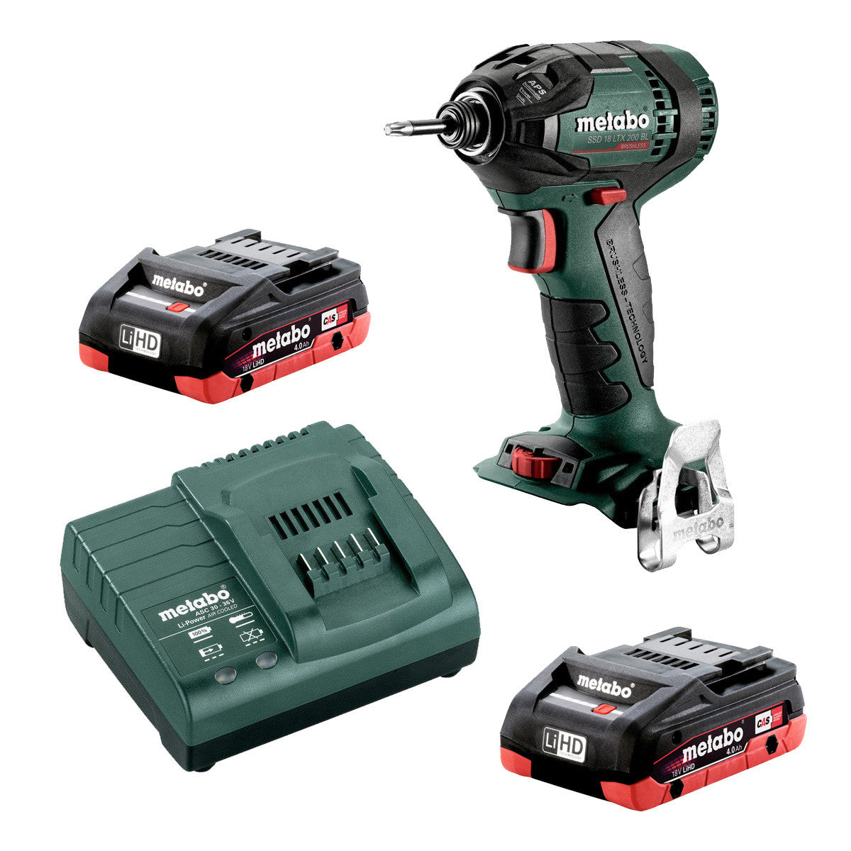 Metabo 18V 1/4" Impact Driver 200Nm 4.0Ah LiHD Kit SSD AU60239640