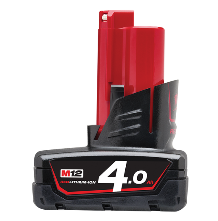 Milwaukee 4.0Ah Red Lithium Ion Battery M12B4