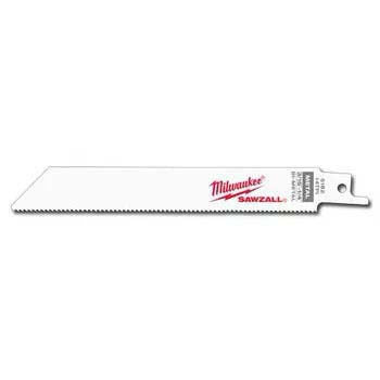 Milwaukee Metal Thin Kerf Recip Blade 230mm 14tpi 50 Pack Sawzall Blade 48016187