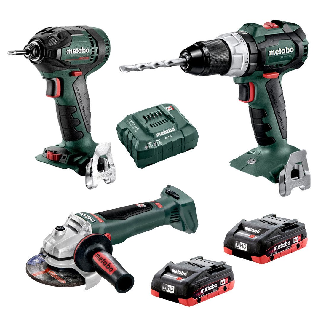 Metabo 18V 3 Piece Combo 4.0Ah Set AU68300440