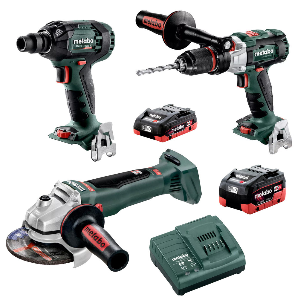 Metabo 18V 3 Piece Brushless LiHD Combo AU68301455