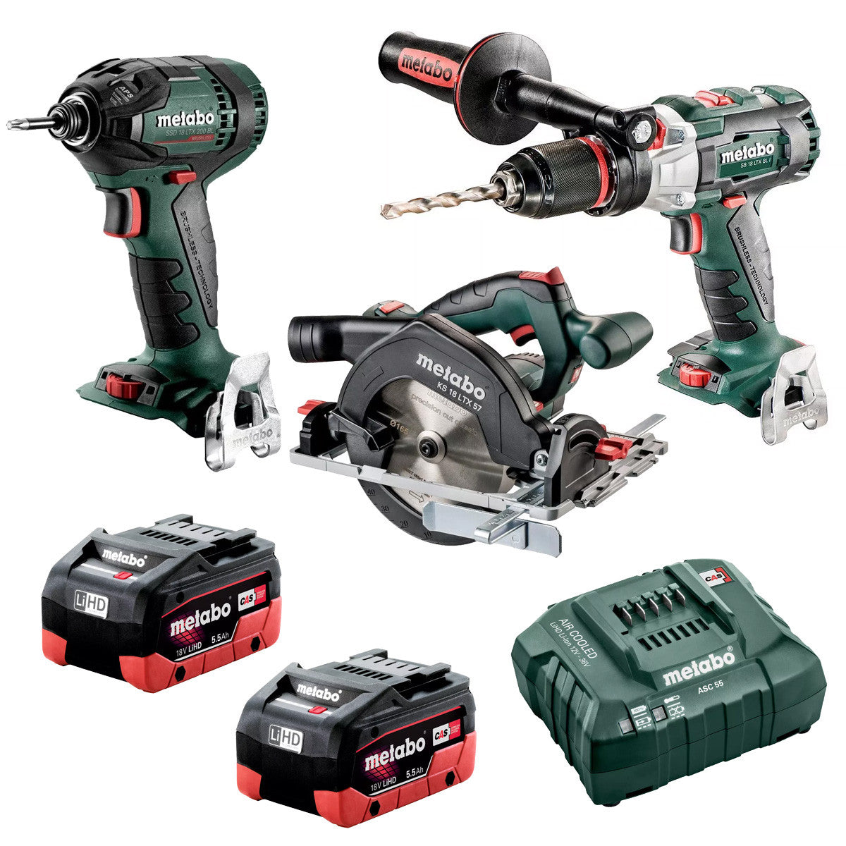 Metabo 18V 3 Piece 5.5Ah Combo AU68306955