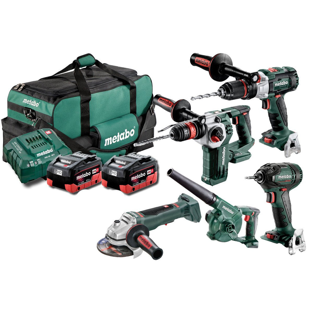 Metabo 18V 5 Piece Brushless LiHD Combo AU68503255
