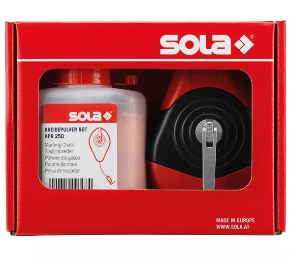 Sola Red Chalk Line Reels Set - CLP30SETR