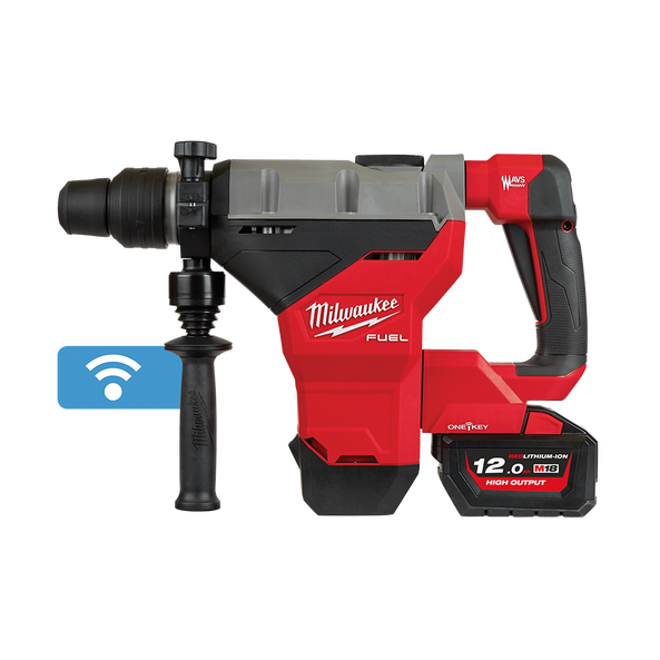 Milwaukee 18V 12.0Ah Li-ion Cordless Fuel ONE-KEY SDS Max Rotary Hammer Combo Kit (M18FHM-122C)