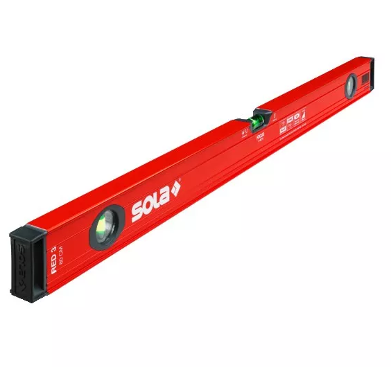 Sola 200cm Spirit Level - RED3200