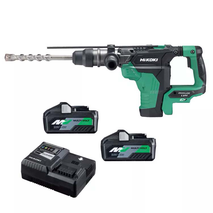 HiKOKI 36V SDS Max Rotary Hammer MultiVolt Battery Kit DH36DMA(HAZ)