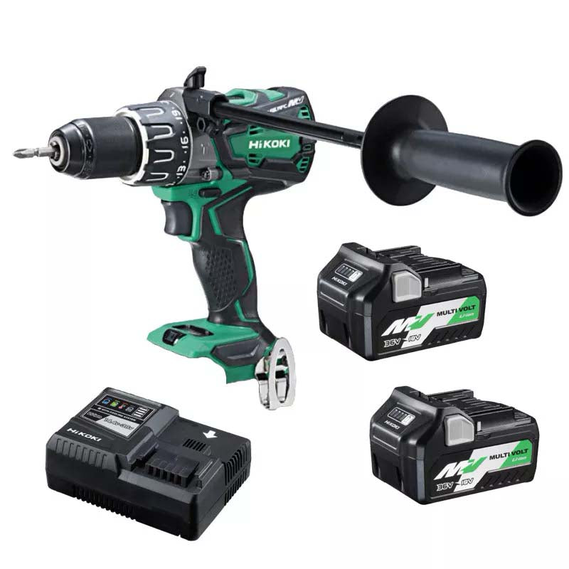 HiKOKI 36V Impact (Hammer) Driver Drill MultiVolt Battery Kit DV36DA(HRZ)