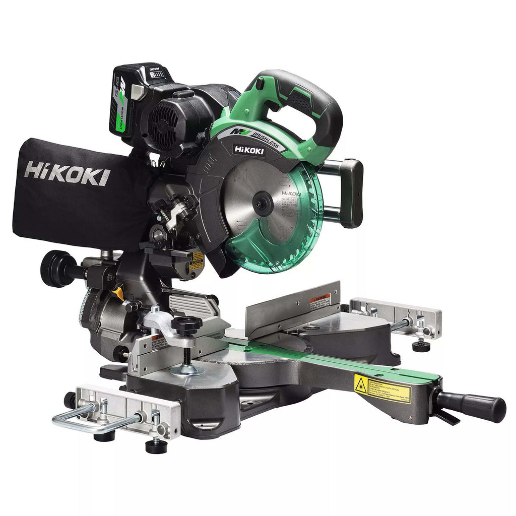HiKOKI 36V 185mm Slide Compound Mitre Saw (tool only) C3607DRA(H4Z)